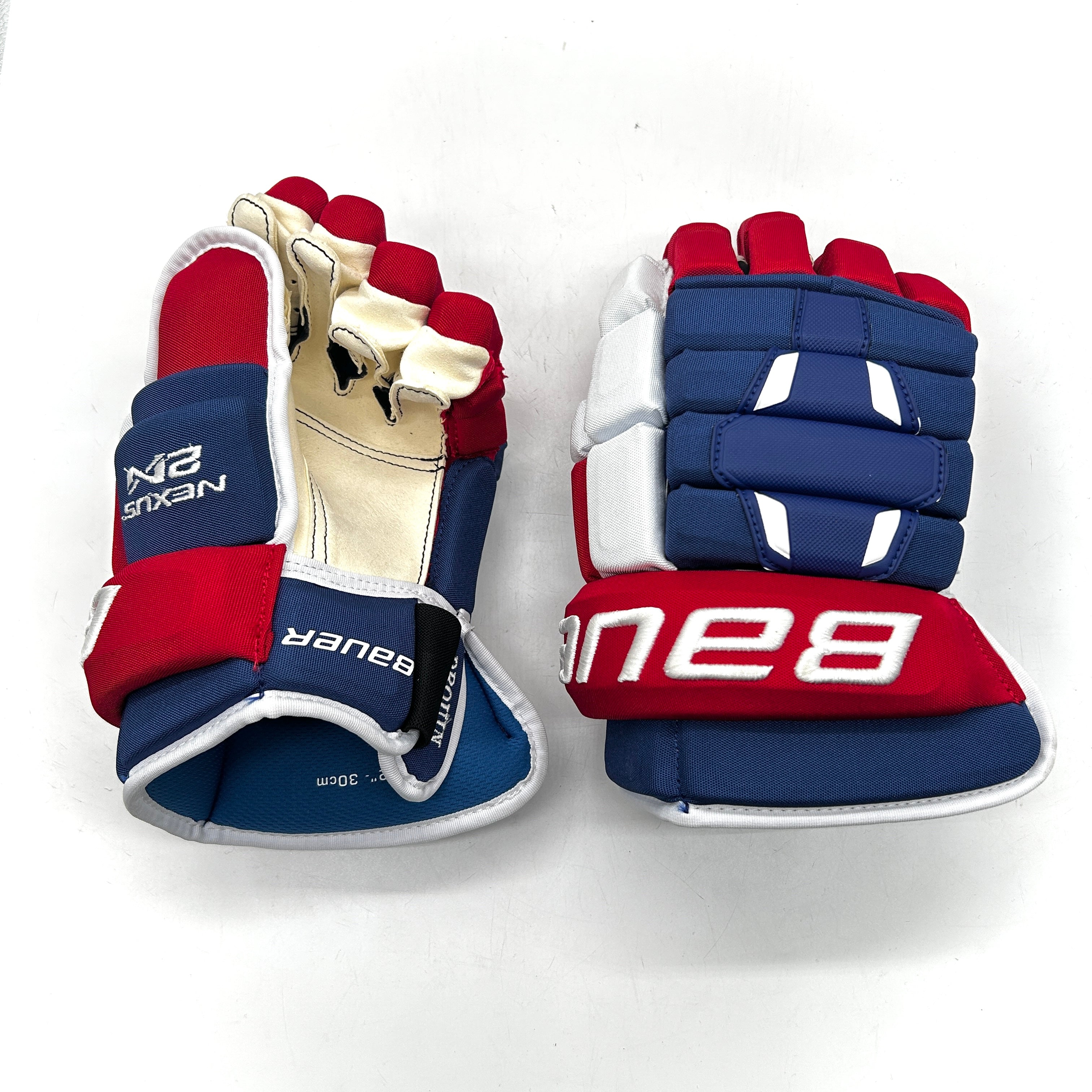 Bauer Nexus 2N - NHL Pro Stock Gloves - Jonathan Drouin (Blue/Red/White)